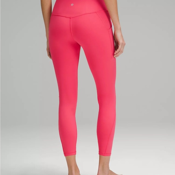 Lululemon Align 25” 🎁NWT🎁 High Rise Pant / Legging w/ Pockets sz 12 Glazed Pink - Picture 5 of 8